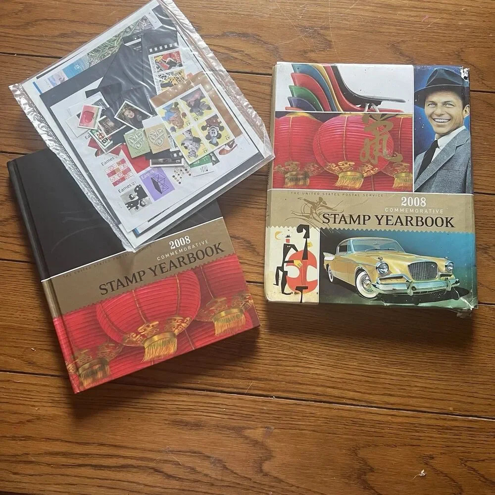 2008 USPS Stamps Collection YearBook  Set w sleeve & sealed stamp packet